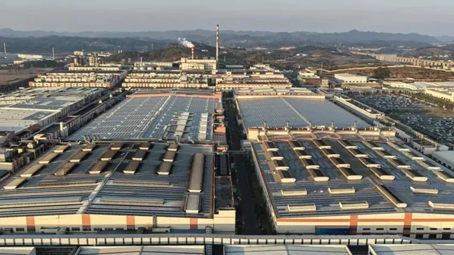 Guizhou Reifenfabrik 26MW Verteiltes PV-Kraftwerk