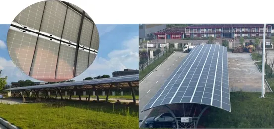 Gebogener Carport, Nanchang, Jiangxi